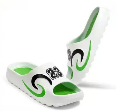 COOPERWINGS Men Slides(Green , 8)