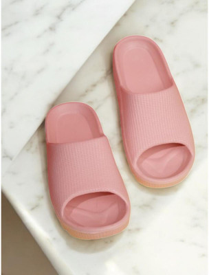 kiwd sports Women Slides(Pink , 5)