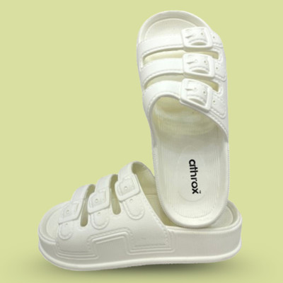 GARG INFINITY Women Slides(White , 7)