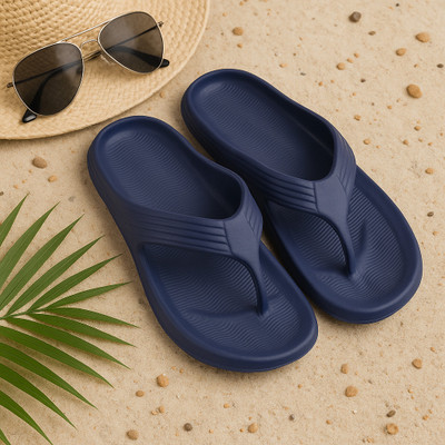 Feel alive Men Slides(Blue , 7)