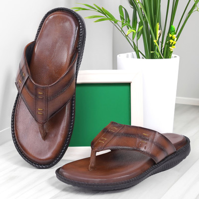 TrendWalk Men Slippers(Brown , 9)