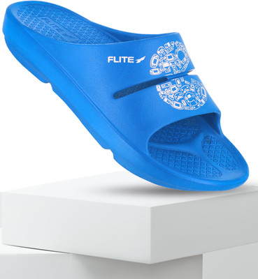 FLITE Men Slides(Blue, Blue , 8)