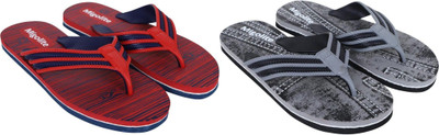 MIGOLITE Men Flip Flops(Red , 6)