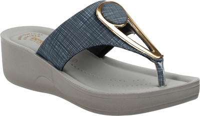 aerowalk Women Slippers(Grey , 8)