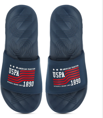 U.S. POLO ASSN. Men Slides(White , 8)