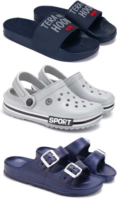 Pennen Men Slippers(Black , 10)