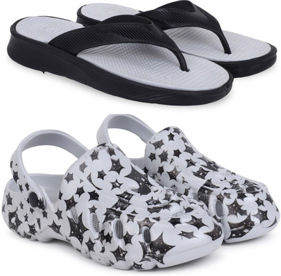 Pampy Angel Men Slippers(Grey, Grey , 10)