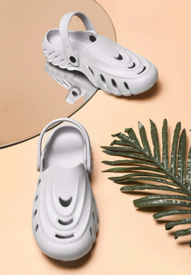 BERSACHE Men Slides(Grey , 10)