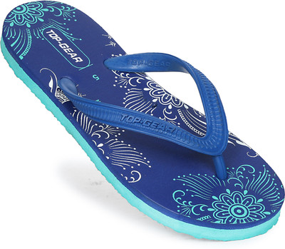 TGH Women Slippers(Blue , 8)