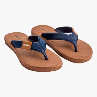 Sunny Footwear Women Flip Flops(Tan, Blue , 4)