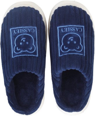 Cassiey Men Slides(Navy , 7)