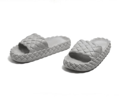 TopiBaaz Women Slides(Grey , 4)