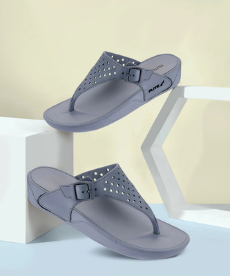FLITE Women Slippers(Grey , 8)