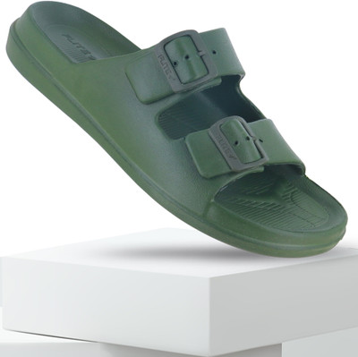 FLITE Men Slides(Green, Green , 10)