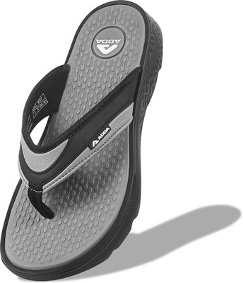 Adda Men Flip Flops(Grey , 7)