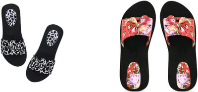 BOOMBEAUTY Women Slides(Multicolor , 5)