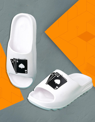 KAPYANSH Men Slides(Off White , 7)