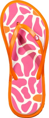 Neemans Women Flip Flops(Pink , 6)