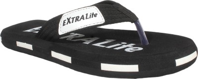 Exl Men Flip Flops(Black , 6)