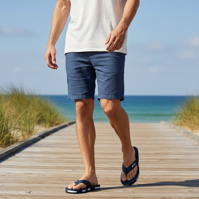 Hilux Men Slippers(Navy , 8)