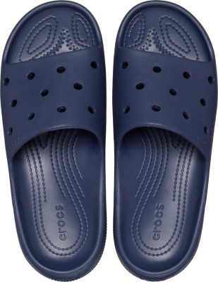 CROCS Men Classic 2.0 Slides(Navy , 10 UK/India)