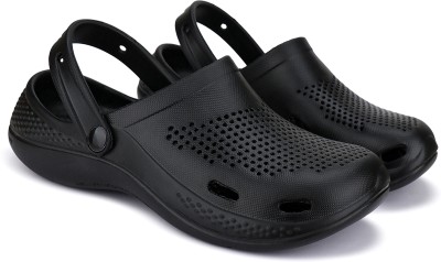 BERSACHE Men Wedges(Black , 8)