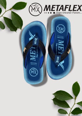 metaflex Men Slippers(Blue , 7)