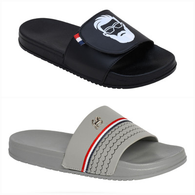 Shoe Mate Men Slides(Multicolor , 9)
