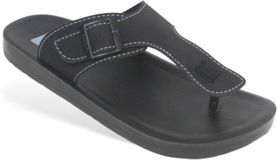 Adda Men Flip Flops(Black , 10)