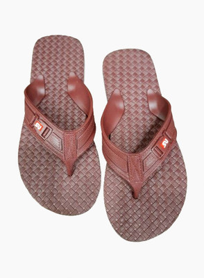 Sangat Men Flip Flops(Brown , 8)