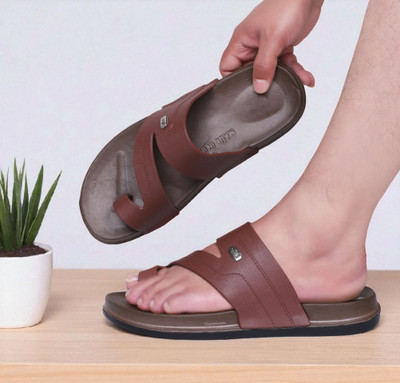 Pampy Angel Men Slippers(Brown , 6)