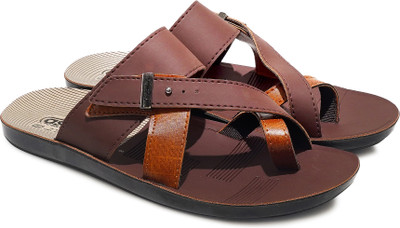 asian Men Slippers(Brown , 7)