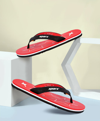 Sparx Men SFG 46 Black Red Slippers(Multicolor , 7 UK/India)