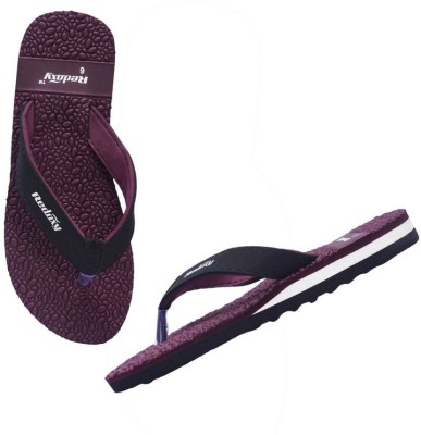 Redoxy Women Slippers for Women Flip Flops(Maroon , 7)