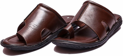 CALIBREL Men Slippers(Brown , 8)