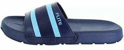 FLITE Men Slides(Navy, Blue , 7)