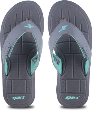 Sparx Men Flip Flops(Black, Black , 8)