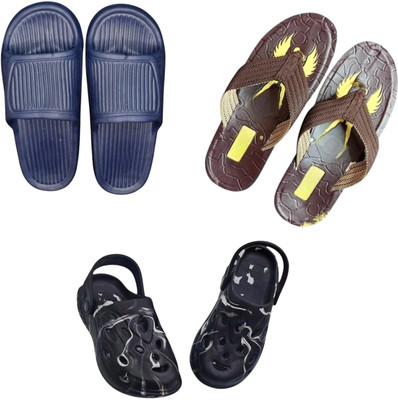 BLIBBERS Men Slippers(Multicolor , 7)