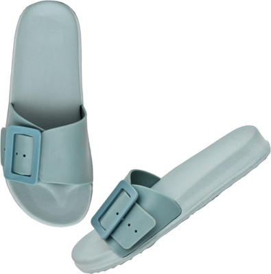 LNT FASHION Men Flip Flops(Grey , 5)