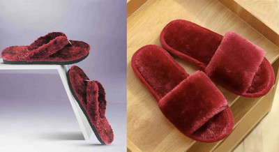 rexizone Women Slides(Maroon, Maroon , 7)