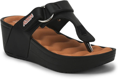 Adda Women Flip Flops(Tan , 4)