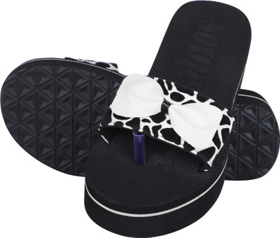 SOUL CULTURE Women Flip Flops(White , 8)