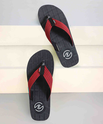Flipperz Men BFOOT Men's Stylish Comfortable Slipper Flip Flops(Red , 10)