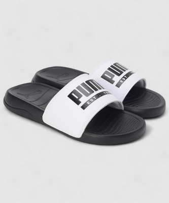 PUMA Men Slides(Black , 9)