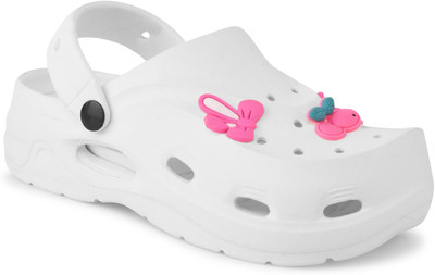 Dressberry Women Clogs(White , 6)