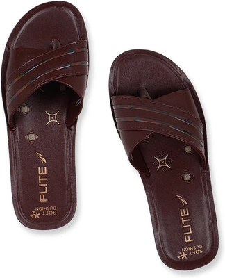 FLITE Women Slides(Brown , 5)