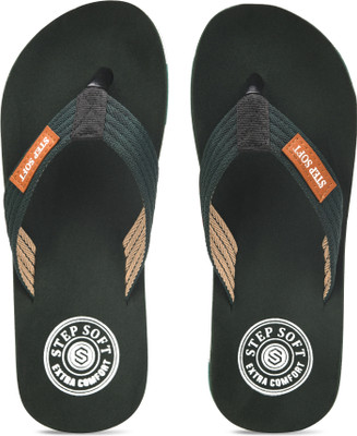 Stepsoft Men Flip Flops(Multicolor , 9)