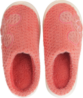 Cassiey Women Indoor/Outdoor Soft Bottom Winter Fur Slippers |Womens Flipflop |Womens Dolphin Designed Slippers |Girls Pink Slippers Flip Flops(Pink , 5)
