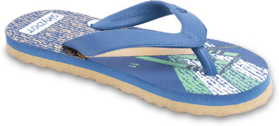 SKYDOT Women Flip Flops(Blue , 6)