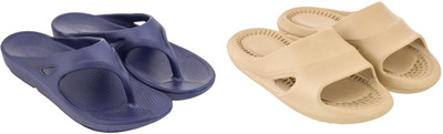 LUXURIOUS DESIGN Men Slippers(Multicolor , 6)